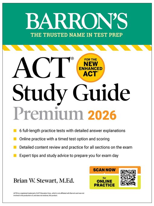 Cover image for ACT Study Guide Premium, 2026